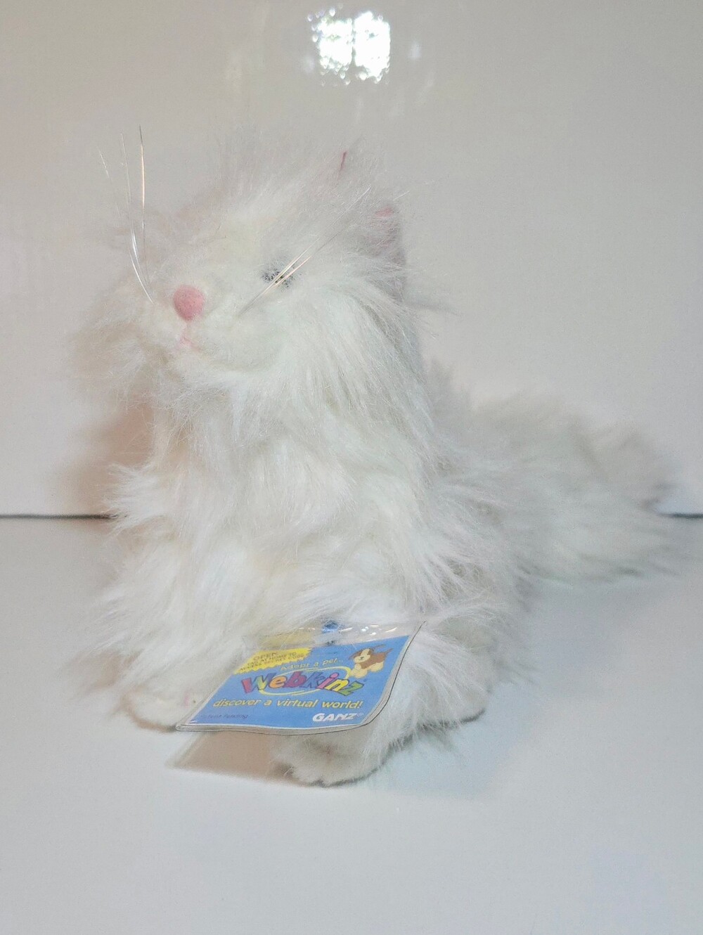 Ganz Webkinz Persian Cat Plush W/ Sealed Code Stuffed Animal Toy HM110
